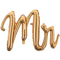 Шар фигура MR золото