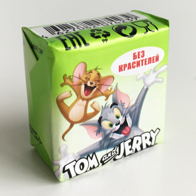 Жев конфеты Tom and Jerry Яблоко 4шт