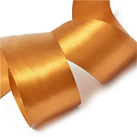 Лента атлас 50ммх27м золотистая