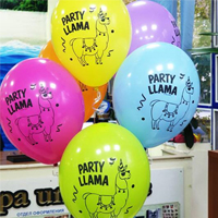Шары с рисунком 36см Party Lama