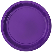 Тарелка фиолетовая 23см 6шт