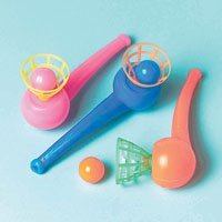 Игрушки Трубочка с шариком, 12 штук