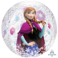 Шар 3D СФЕРА 16" Холодное сердце Clear