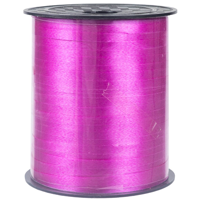 Лента для шаров Лента 5ммХ230м ярко-розовая