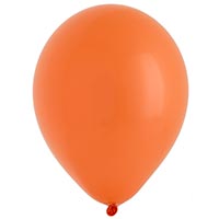 Шары 25см металлик оранжевые