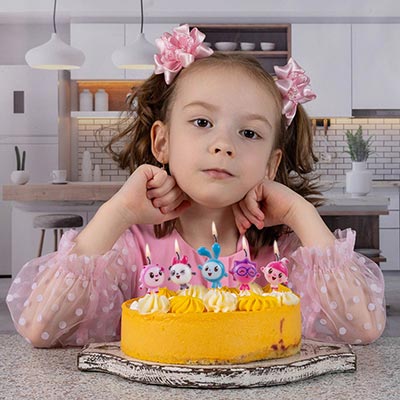 Свечи для торта Малышарики 1ГОДИК