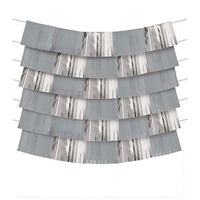 Гирлянда-бахрома Silver, 9 шт