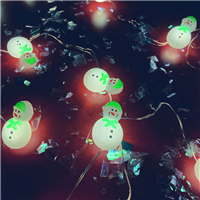 Гирлянда светодиодная Снеговик, 2 м