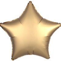 Шар Звезда 45см Сатин Gold