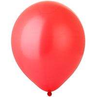 Шары 30см макарун красные Весёлая Затея