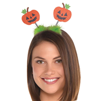 Ободок-антенки HWN Тыквы Джека блеск