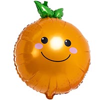 Шар фигура Апельсин с листиком
