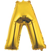 Шар Мини буква "Л", 36см Gold
