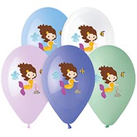 Шары с рисунком 36см Русалочка десткие