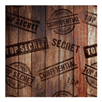 Бумага упак Совершенно секретно 70х100см