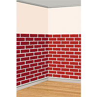 Декорация на стену Кирпич 1,2мХ15,2м