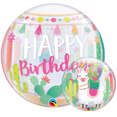 Удивительная Лама Шар BUBBLE 22&quot; HB Лама, 56см 1202-3011