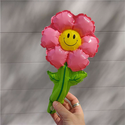 Мини фигура Цветок Ромашка розовая