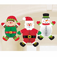 Фигура Рождество 3D 3шт