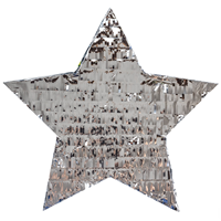Пиньята Звезда Серебро