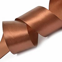 Лента атласная шоколадная 50ммх27,4м