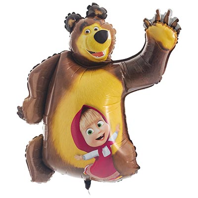 Маша и Медведь Шар фигура Маша и Медведь 1207-2041
