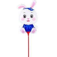 К М/ФИГУРА Заяц в синем на палочке