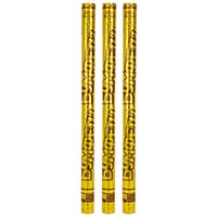 Хлопушка 80 см фольга конфетти золото