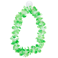 Гавайи Цветы зеленые/белые