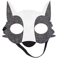 Маска фетр Волк