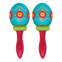 Маракасы Фиеста Цветы 18см 2шт