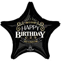 Шар ДЖАМБО 71см HB Звезда черная