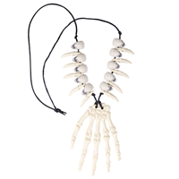 Украшение на шею Рука Скелета пластик/G