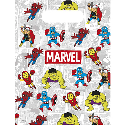 Пакеты для сувениров Мстители Комикс 6шт