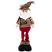Новый год Фигура Санта 50см текстиль 1501-6761