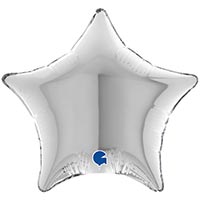 Г Б/РИС ЗВЕЗДА 4" Металлик Silver