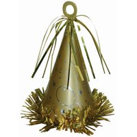 Грузик для шара Колпак золотой 170 гр