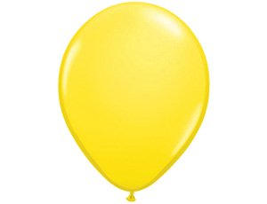 Шарик Qualatex 11”, 28см Стандарт Yellow