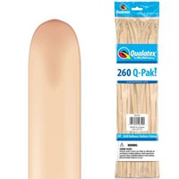 Шары бежевые Qualatex ШДМ 260 Blush