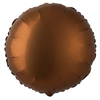 Шоколад Шар 45см Круг Шоколад Сатин 1204-1217