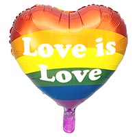 Шар 45см Сердце LOVE IS LOVE