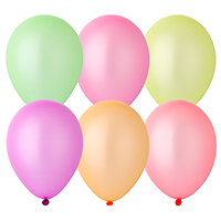 Шарик 30см, ассорти из неоновых цветов