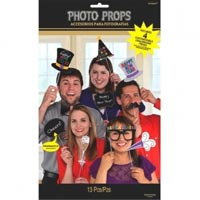 Фотобутафория Новогодняя HNY, 13 штук