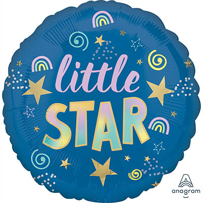 Шарики из фольги Шар 45см LITTLE STAR Звездочка спящая