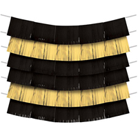 Гирлянда-бахрома Black&Gold
