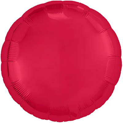 Шар круг 76см Металлик Red