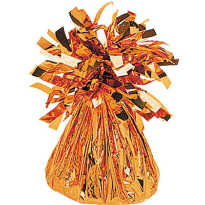 Оранжевая Грузик для шара Конус оранжевый 170гр 1302-1070