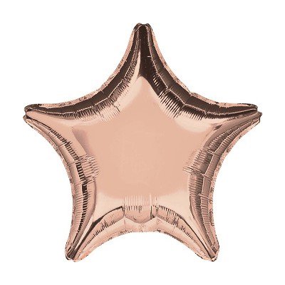 Шарик ЗВЕЗДА 45см Rose Gold