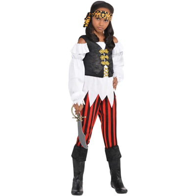 Карнавальный костюм Костюм дет Пиратка Злодейка Girl L