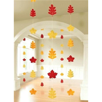 Гирлянда вертик Осенние листья, 2,1м 6шт